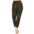 thumbnail image 2 of Buttery Smooth Green Camouflage Joggers - Plus Size - 1XL 2XL 3XL - New Mix Olive 3XL, 2 of 2