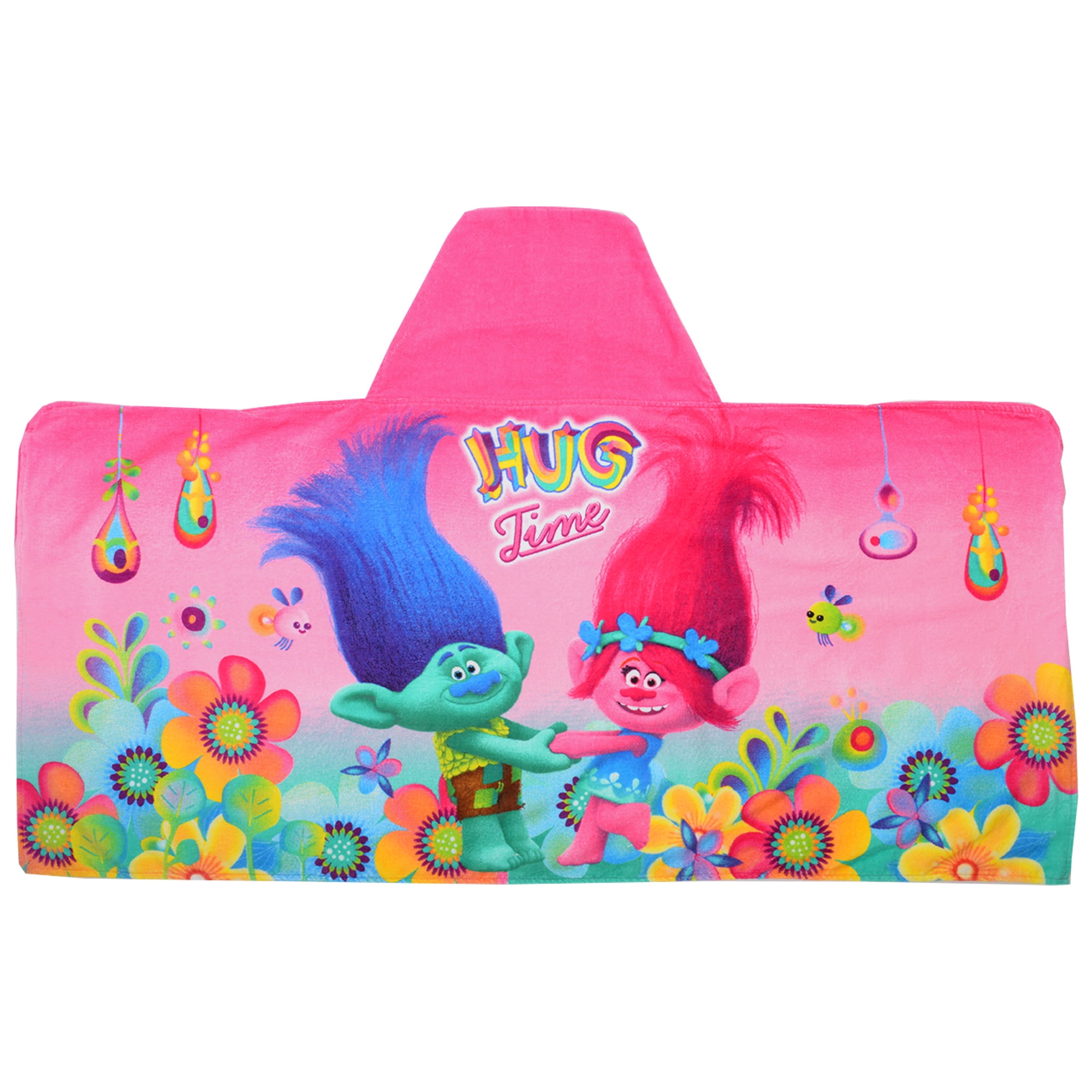 trolls hooded towel