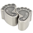 thumbnail image 1 of Storage Box Holder Keepsake Fetal Hair Collection Box Baby Exquisite Gift Packing Box Teeth European Style Cute Footshape Foot Shaped Beading Storage, 1 of 8
