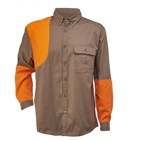 Mossy Oak Tan and Blaze Orange Upland Shirt
