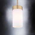 thumbnail image 3 of Luxury Transitional Indoor Pendant, 7''H x 5.125''W, with Modern Style Elements, Contemporary Design, Brushed Bronze Finish and Glass, UHP2309, 3 of 7