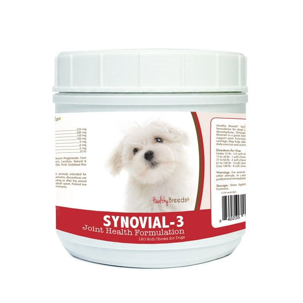 Healthy Breeds Synovial-3 Dog Hip and Joint Supplement for ...