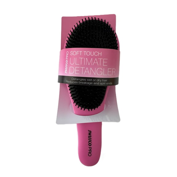 SWISSCO PRO SOFT TOUCH ULTIMATE DETANGLER HAIR BRUSH