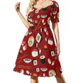 thumbnail image 2 of Vestido sin mangas Rock on, vestido de mujer, vestidos de noche de verano, vestido largo de mujer, vestidos de fiesta de verano para mujer, 2 of 8
