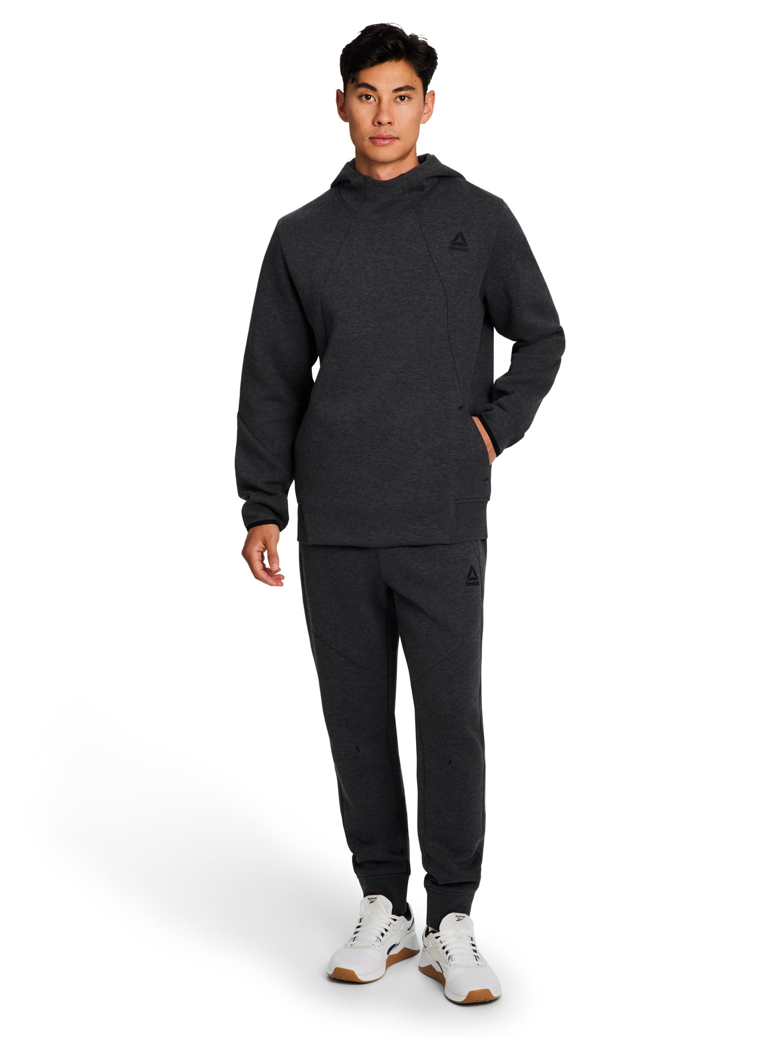 Reebok Men's and Big Men's Momentum Fleece Hoodie, Size XS-5XL