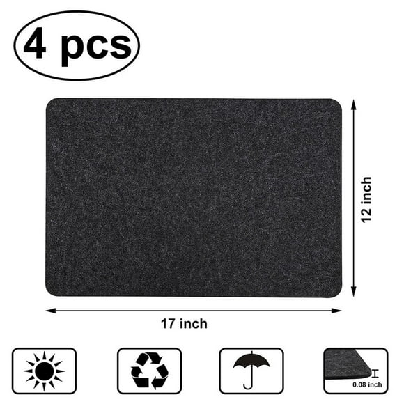 1/2/4 PC Non Slip Heat Resistant Mat Countertop Protector For Air Fryer Coffee Bread Maker Kitchen Dining Bar Bakeware