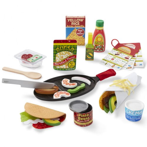 Melissa & Doug Fill & Fold Taco & Tortilla Set 44pc