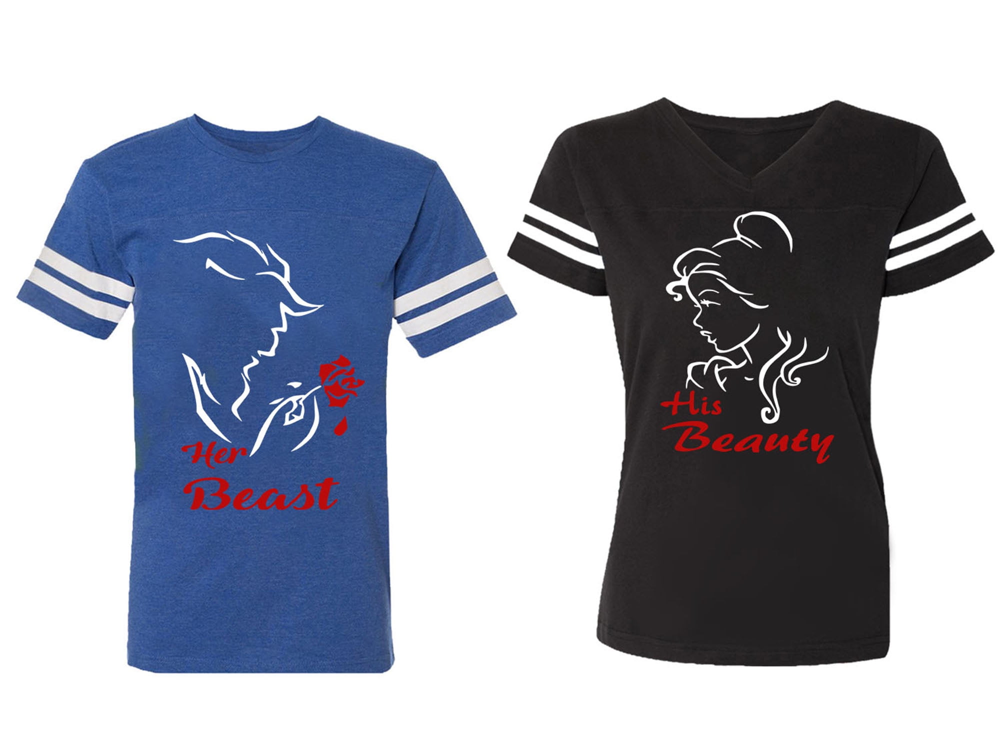 Her Beauty His Beast Matching Couple 