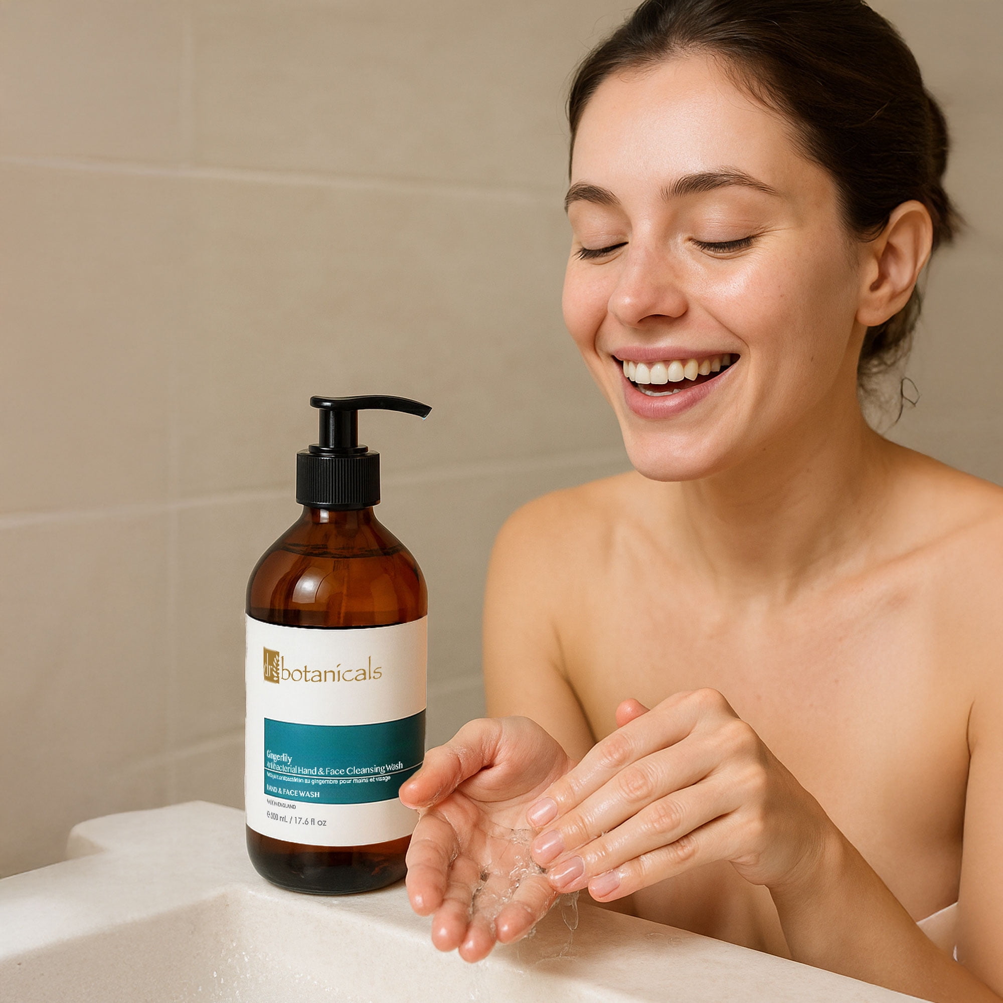 Dr Botanicals Gingerlily Antibacterial Hand  Face Cleansing Wash 500ml