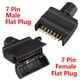 thumbnail image 5 of Asiento De Enchufe Enchufes De Remolque De 7 Pines Enchufes Equipo Electrónico Instale Fácilmente Accesorios De Vehículos De Latón Premium Adaptador Portátil Serendint VI005745-00, 5 of 5
