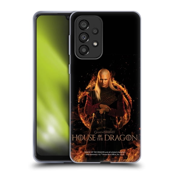 Head Case Designs Officially Licensed House Of The Dragon: Television Series Key Art Daemon Soft Gel Case Compatible with Samsung Galaxy A33 5G (2022)