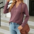 thumbnail image 1 of Birdeem Veste d'Automne Texturée à Manches Longues Col en V pour Femmes, 1 of 1