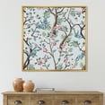 thumbnail image 2 of Designart 'Birds and Peonies With Chinoiserie X' Traditional Framed Canvas Wall Art Print, 2 of 5