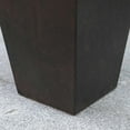 thumbnail image 6 of Canddidliike 28 Ft Tall Plastic Planters Set of 3, Flower Pot, Anti-crack, Fade-resistant, Square Shape with A Matte Surface, Brown, 6 of 12