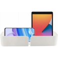 thumbnail image 1 of White Self-Adhesive Wall-Mounted Bedside Shelf Organizer Storage Box for Headphone Remote Controls Glasses Cell Phones Home Office Wall-Mounted Storage Box Organizer, 1 of 5