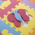 thumbnail image 2 of 12 x 12" 16 Squares Childrens Kids Puzzle Floor Mat Animal Learning Tiles, 2 of 5