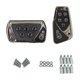 thumbnail image 1 of 2 piezas Profesional genérico Fácil de instalar accesorios de automóvil Pedales de autos Equipo automático negro, 1 of 8