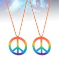 thumbnail image 4 of Miangastore 2 Pcs Pendentif Collier Charme de Paix Coloré Pendentif Collier d'Halloween, 4 of 8