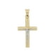 thumbnail image 1 of Dije Cristo Tubular 2.1 cm por 2.5 mm Oro Sólido 14k, 1 of 6