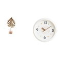 thumbnail image 1 of Escultura De Hoja De Metal, Estatua De Hoja, Reloj De Pared Moderno, Reloj Colgante De Pared, Figura En Forma De Hoja, Artesanía, Adorno Creativo Nórdico, Escultura Abstracta Para Mesa,, 1 of 8