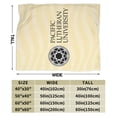thumbnail image 3 of Pacific Lutheran University Ultra-Soft Micro Fleece Blanket Multi-Size Flannel Blanket, 3 of 7