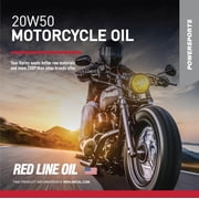 Red Line 42504 20W50 Motorcycle Oil Synthetic - 1 Quart