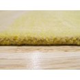 thumbnail image 6 of EORC Yellow Hand-Tufted Wool Contemporary Desertland Rug, 6' x 6', 6 of 9