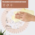 thumbnail image 3 of Miangastore Retro Lace Coasters White 2Pcs 7.47x7.47x0.04Inch, 3 of 8