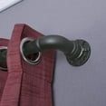 thumbnail image 2 of 1" DECOPOLITAN INDUSTRIAL DRAPERY ROD SET VINTAGE BRONZE 18-36", 2 of 3
