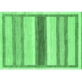 thumbnail image 1 of Ahgly Company Indoor Rectangle Abstract Emerald Green Modern Area Rugs, 7' x 10', 1 of 4