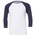 thumbnail image 1 of Bella + Canvas T-Shirt de Baseball à Manches 3/4 pour Adulte, 1 of 3