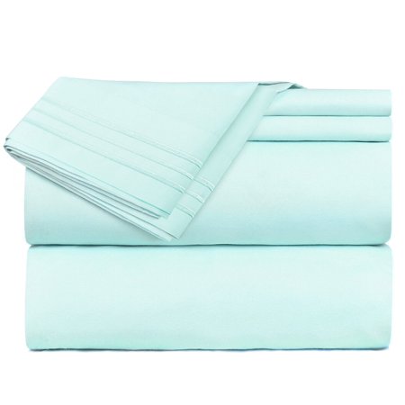 Double Brushed Soft Microfiber Hotel Style Bed Sheets, Deep Pocket Sheet Set