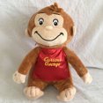 thumbnail image 1 of Ourlova Curious George Plush Toy Cartoon Monkey Shape Doll, 1 of 6