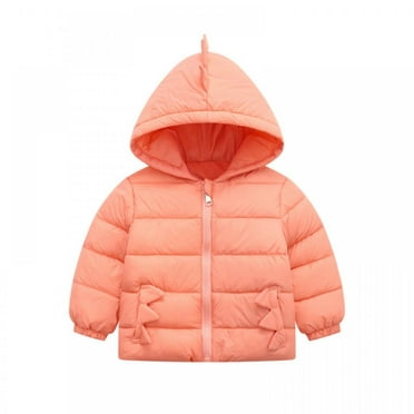 Pink Platinum Baby Toddler Girl Solid Winter Jacket Coat - Walmart.com