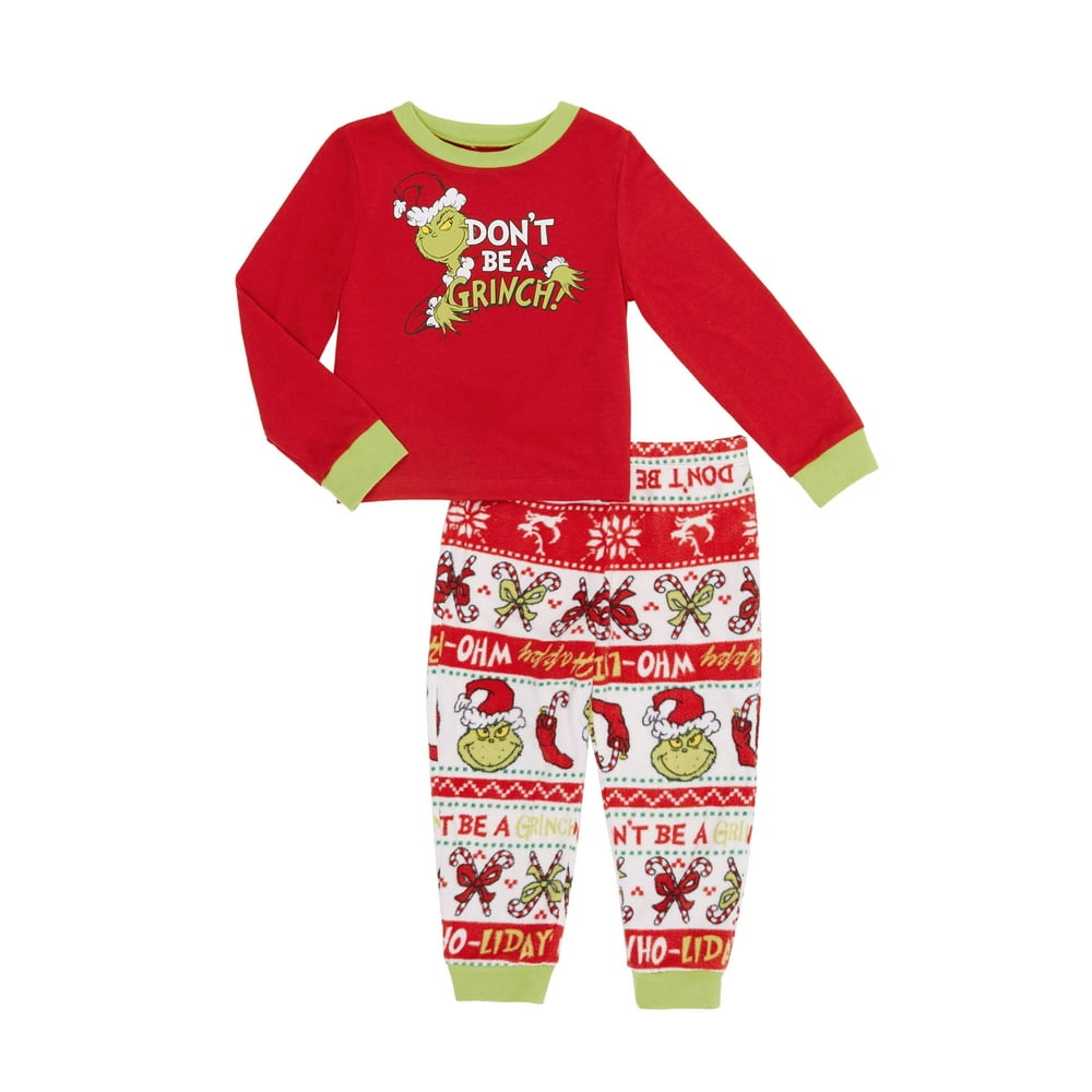 Dr. Seuss' The Grinch - Matching Family Pajamas Toddler Boy or Girl ...