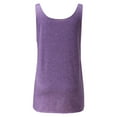 thumbnail image 2 of Sngxgn Womens Sleeveless Tank Tops Layering Tanks Undershirt Tank Top(Purple,S), 2 of 6