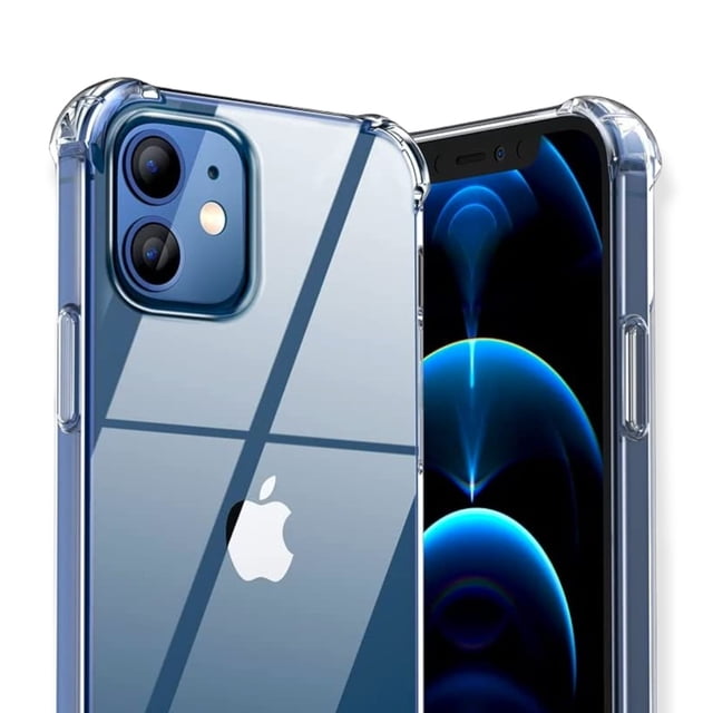 Funda Transparente de uso rudo Gadgets and Fun para Iphone 12 MINI Crystal shell uso rudo anti golpes