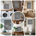 thumbnail image 6 of Ships Next Day Canvas Wall Art 10"x10", Grey Dandelion Wood Framed Canvas Print Painting, Abstract Art Simple Floral Ready to Hang Small Picture Wall Decor for Home Kitchen Nursery Office, 6 of 9