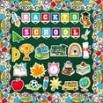 thumbnail image 1 of serony Paper Bulletin Board Classroom Decor Set for classroom bulletin boards Welcome Back To School Cutouts Colorful Wall Stickers, 1 of 6