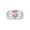 Pink Ice, variant on Men's Rings 14K White Gold Classic 8X6MM Oval Gemstone & Diamond Ring Pink Ice October Birthstone Rings For Man Gold Rings Size 13