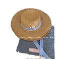 thumbnail image 5 of SikaFu Ruiqi French Elegant Instagram Korean Sweet And Cute Big Eaves Sunshade Straw Hat Beach Vacation Hat Women's Summer, 5 of 9