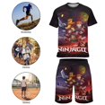 thumbnail image 5 of Ninjago Boys Girls Short Sleeve Mesh T-Shirt And Shorts Outfit Set Summer Clothes Set for Kids, 5 of 8