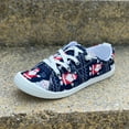 thumbnail image 5 of NOKIO Canvas Tennis Shoes for Women Low Top Casual Christmas Print Sneakers for Women Lace Up Fashion Comfortable Walking Shoes Fashion Soft Sole Non Slip Casual Shoes, 5 of 7