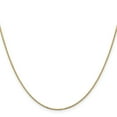 thumbnail image 2 of 14K Yellow Gold Box Chain Styles Necklace 16 inch .9 mm with Spring Ring Clasp 0.9, 2 of 4