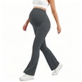 thumbnail image 4 of Lvshlubb Maternity Leggings High Waisted Over The Belly Pregnancy Active Wear Workout Yoga Pants Pregnancy Clothes for Women, 4 of 5