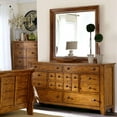 thumbnail image 3 of Grandpas Cabin Medium Brown Queen Sleigh Bed - Dresser & Mirror - Night Stand, 3 of 10