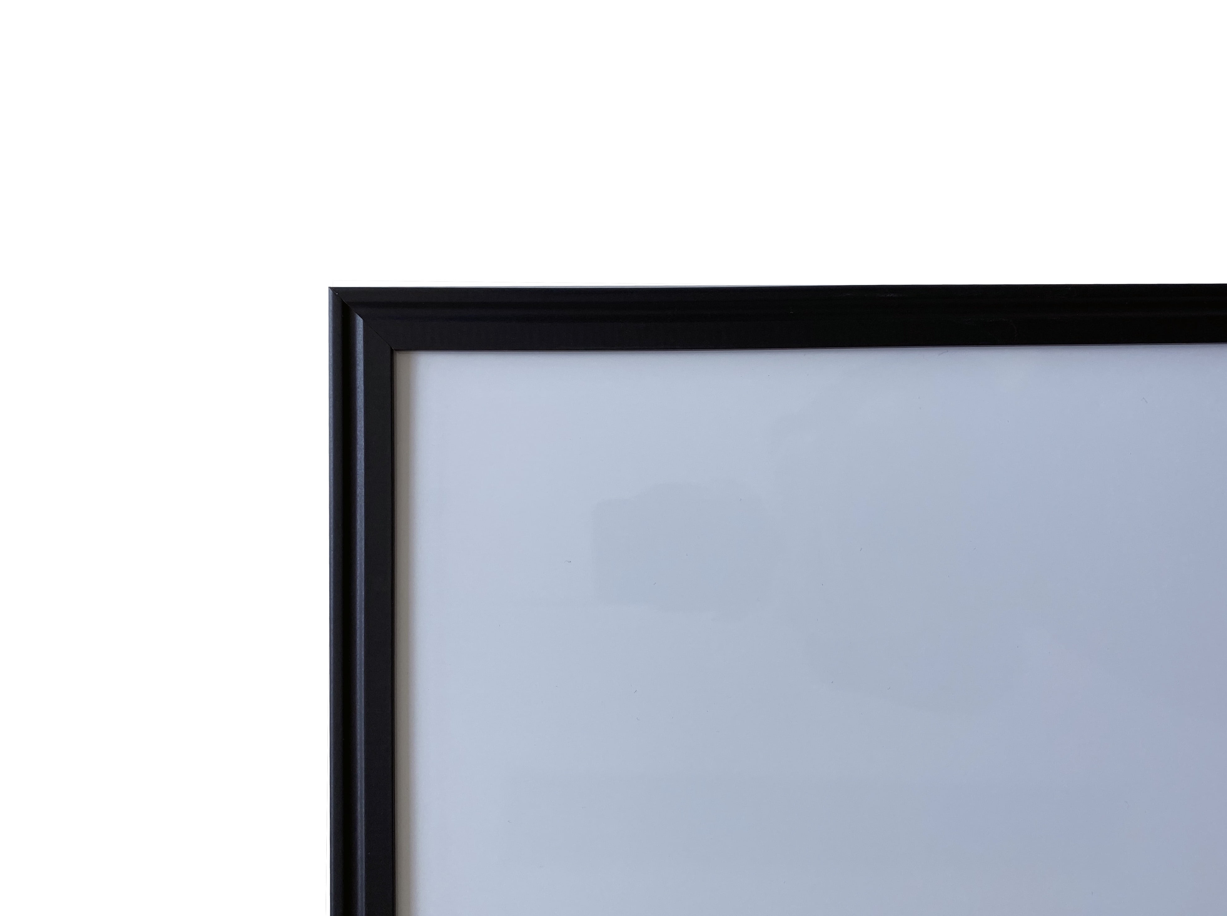 Pen+Gear Magnetic Dry Erase Whiteboard with Wooden Frame, Black, 23" x 35"