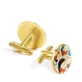 thumbnail image 3 of Squirrel Elegant Men's Cufflinks for Formal Attire | Made of Stainless Steel | for Business Meetings and Special Occasions, 3 of 6