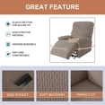 thumbnail image 3 of Recliner Slipcovers -Pieces Lazyboy Recliner Covers Recliner Couch Covers Recliner Chair Cover Non Slip Reclining Slipcovers with Storage Pockets Furniture Protector for Living Room, 3 of 8