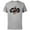 Athletic Heather, variant on Logo Resistance Warriors - Short Sleeve Cotton T-Shirt for Adults - Customized-Athletic Heather